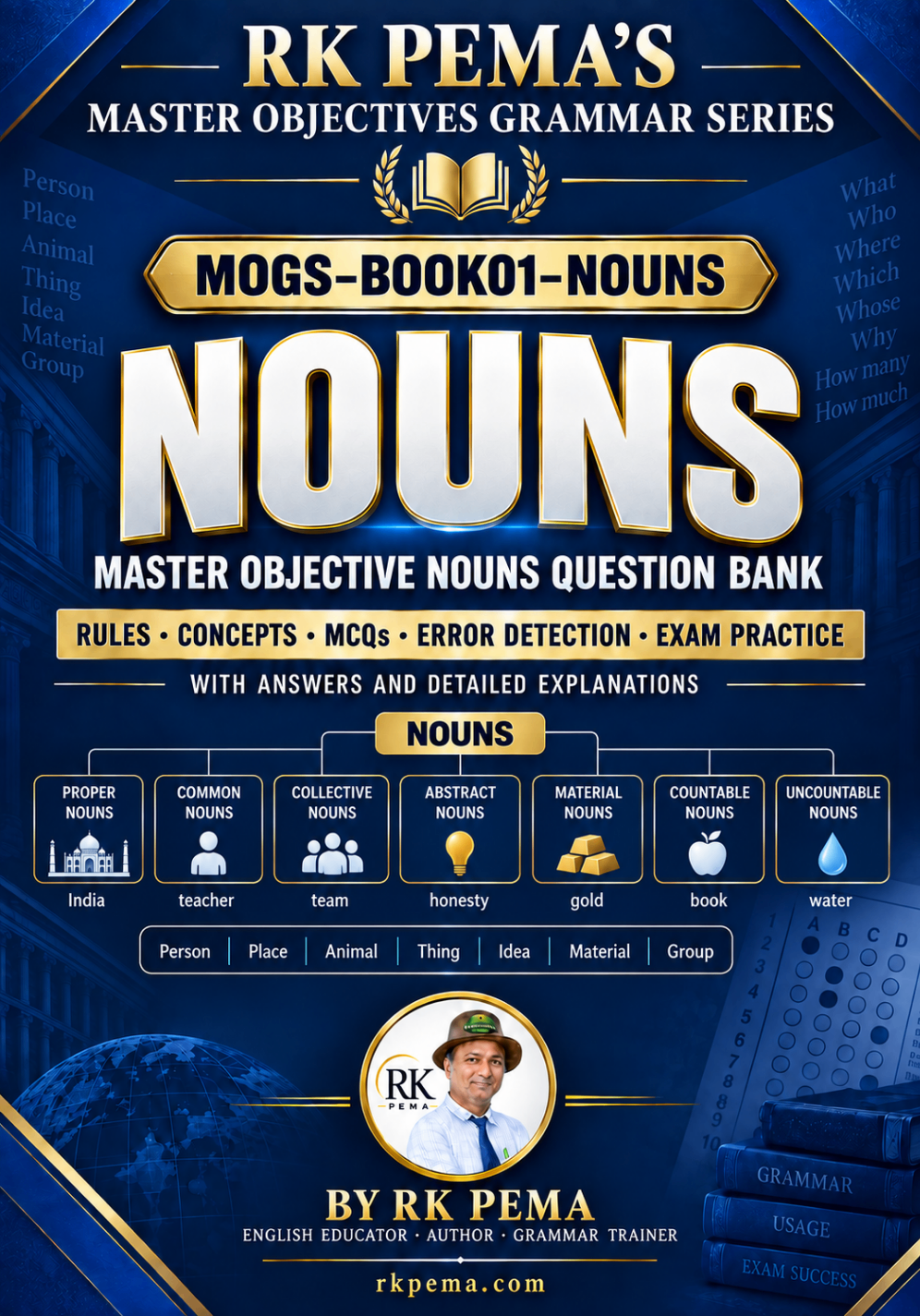 MOGS BOOK01 Nouns, Master Objectives Grammar Series by RK Pema