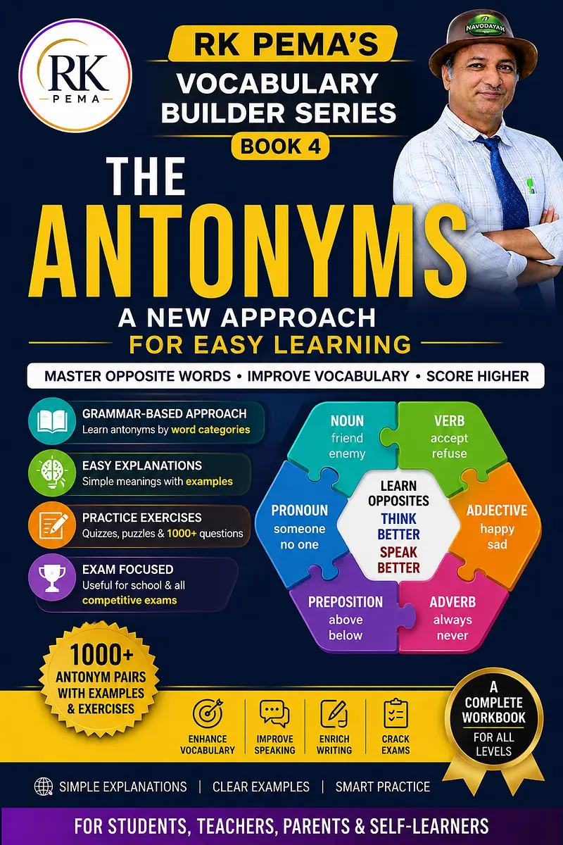 The Antonyms — A Complete Guide, by R.K. Pema