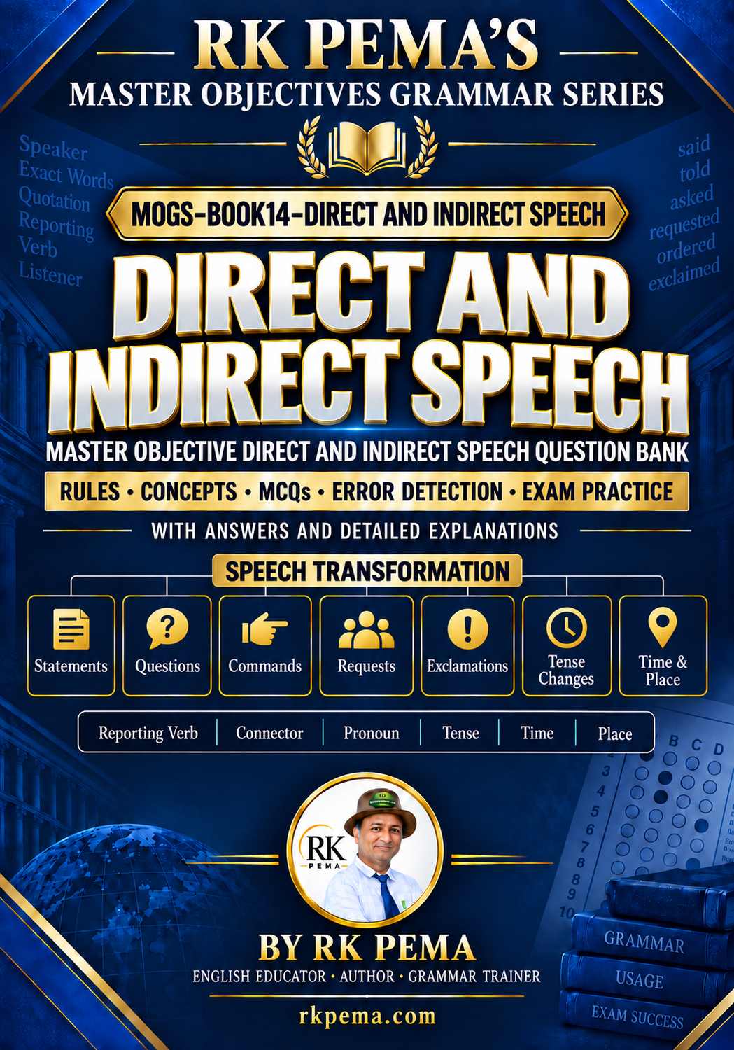 MOGS BOOK14 Direct and Indirect Speech, Master Objectives Grammar Series by RK Pema