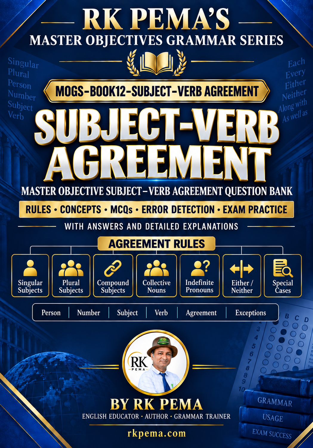 MOGS BOOK12 Subject-Verb Agreement, Master Objectives Grammar Series by RK Pema