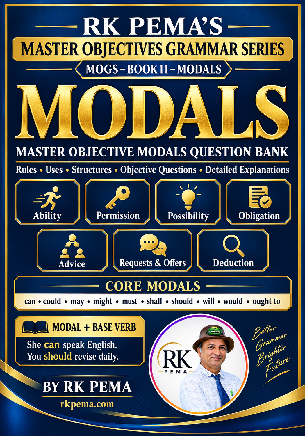 MOGS BOOK11 Modals, Master Objectives Grammar Series by RK Pema