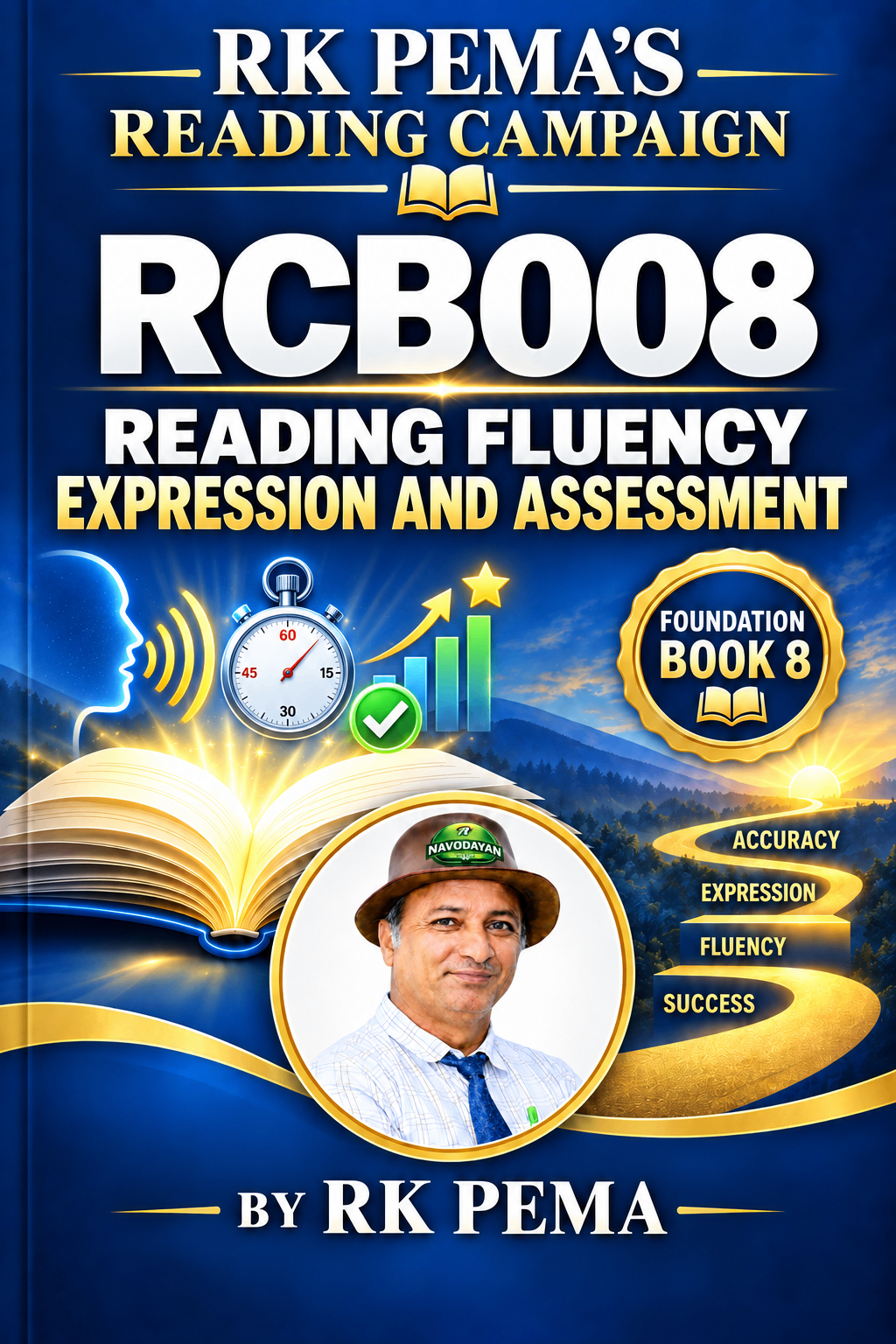 RCB008 Reading Fluency, Expression and Assessment, Foundation Book 8, RK Pema's Reading Campaign Series